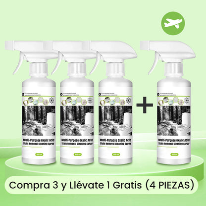 🔥Spray Limpiador Multiusos para Eliminación de Manchas con Ácido Oxálico